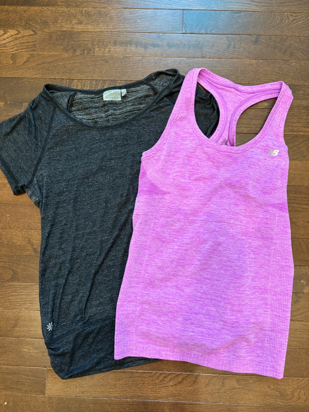 Athleta & New Balance Activewear Top Bundle - Women's Large Running Yoga Hiking